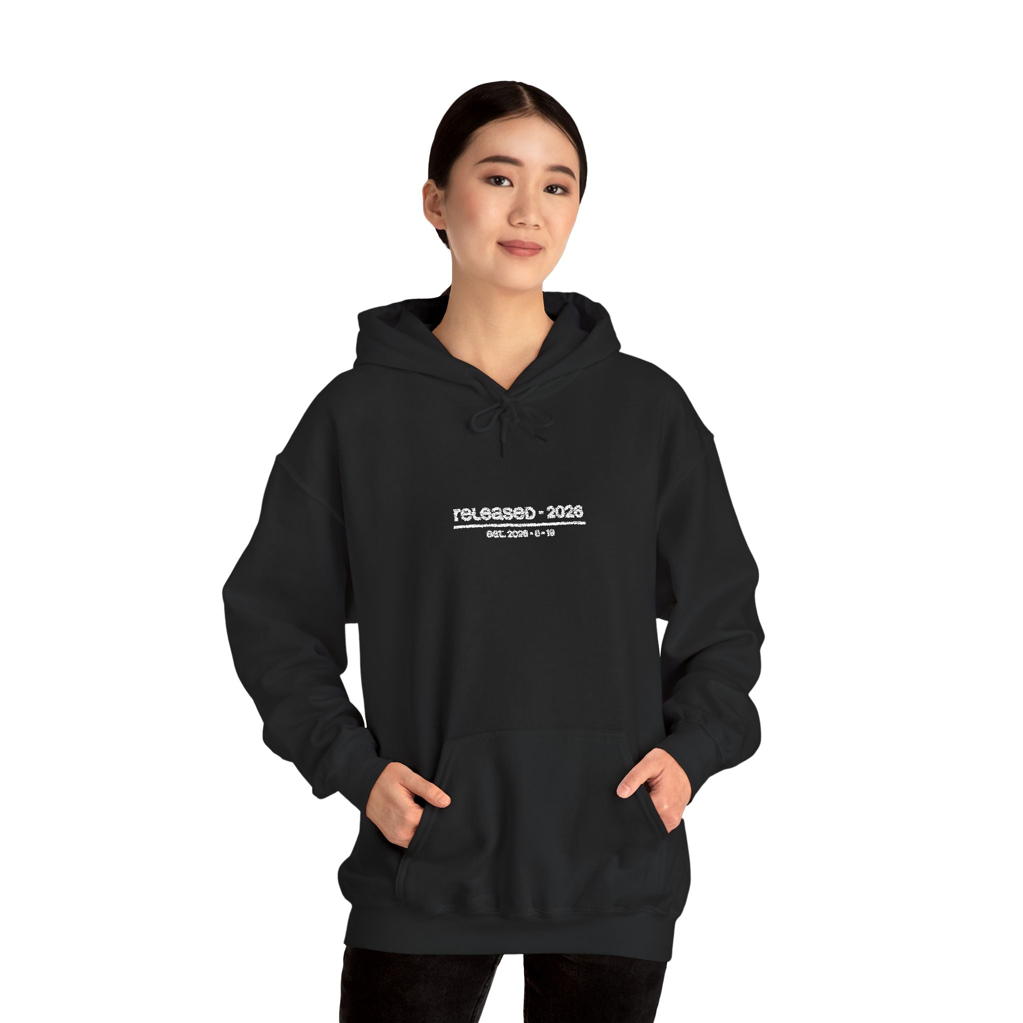 central hoodie - black