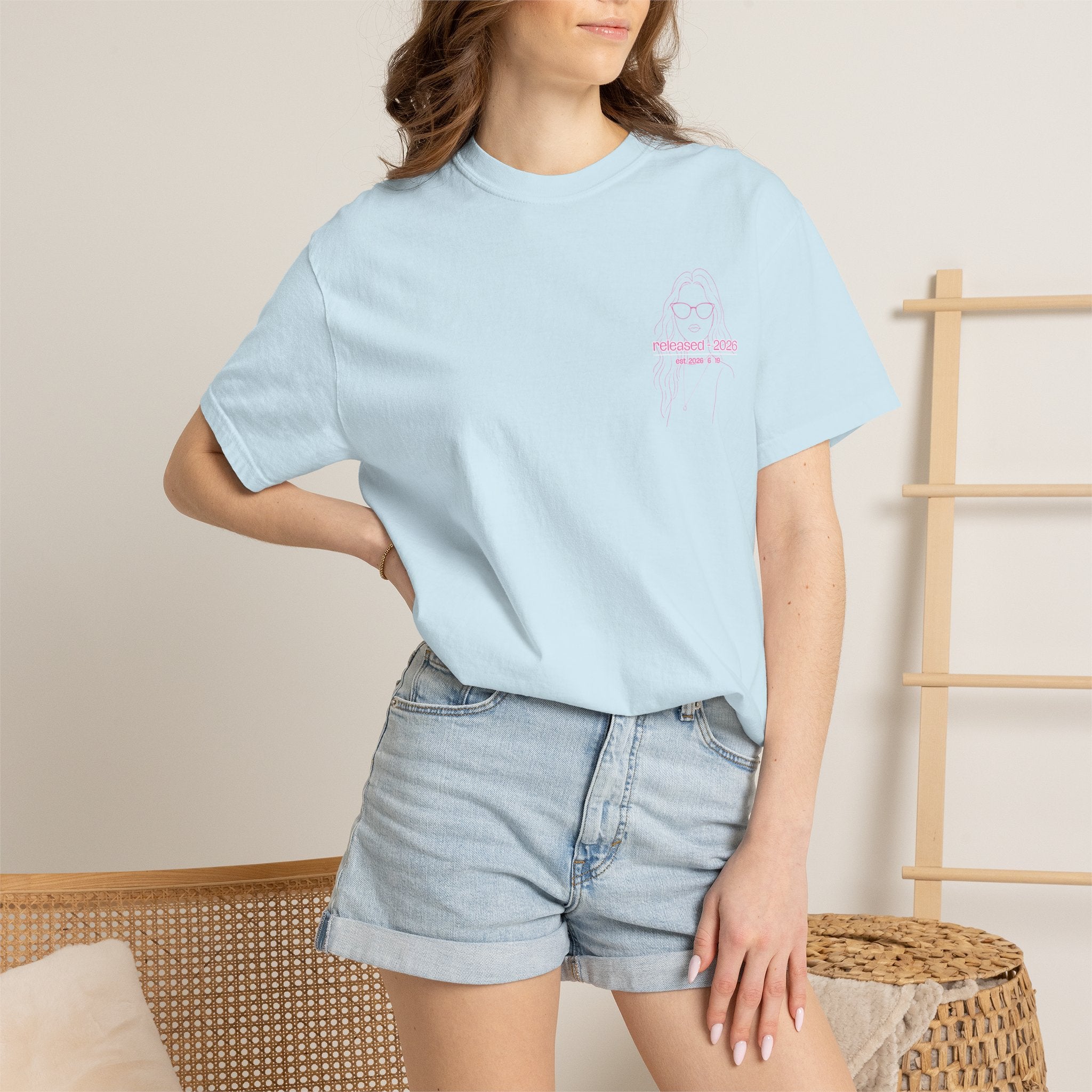 the floral one - chambray