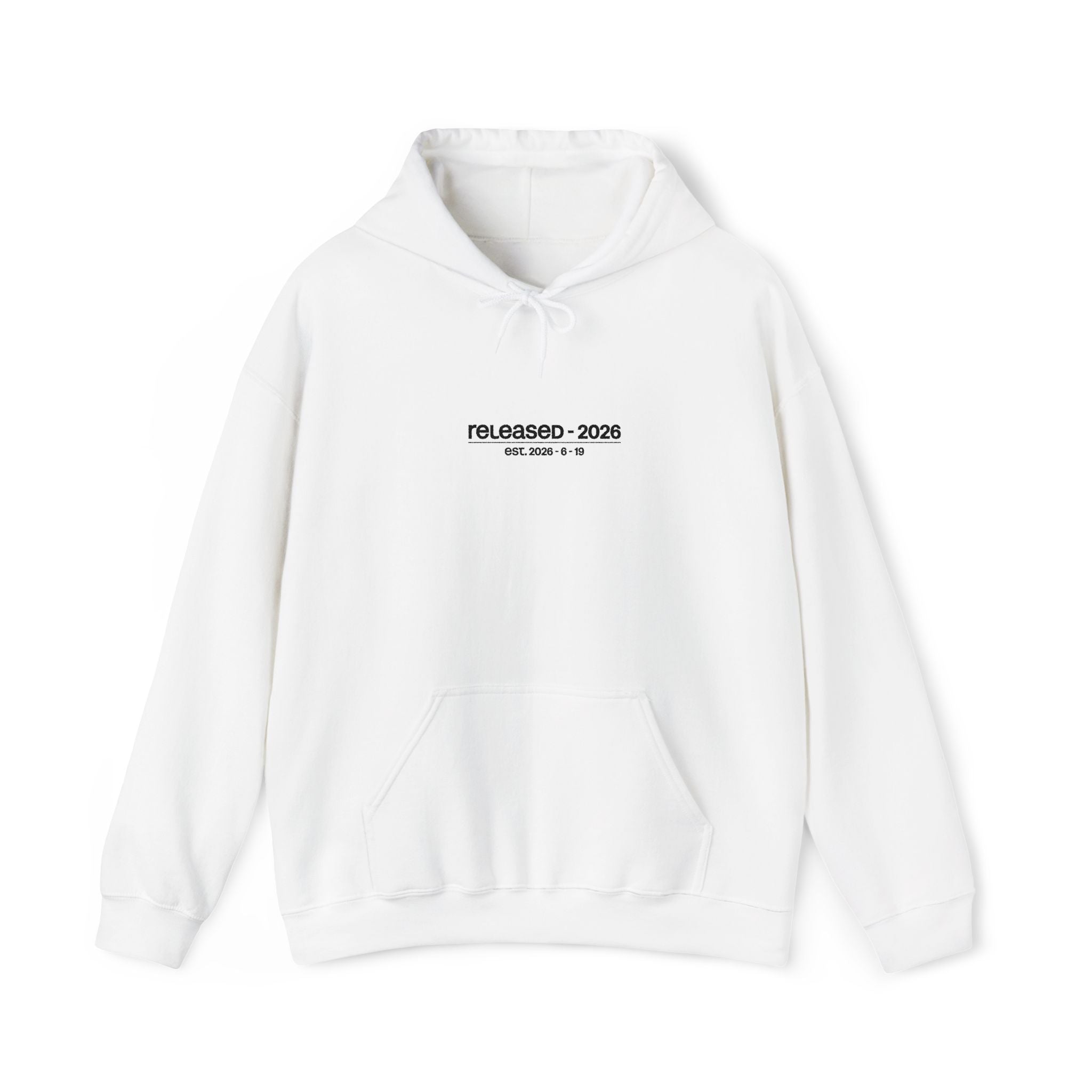 central hoodie - white