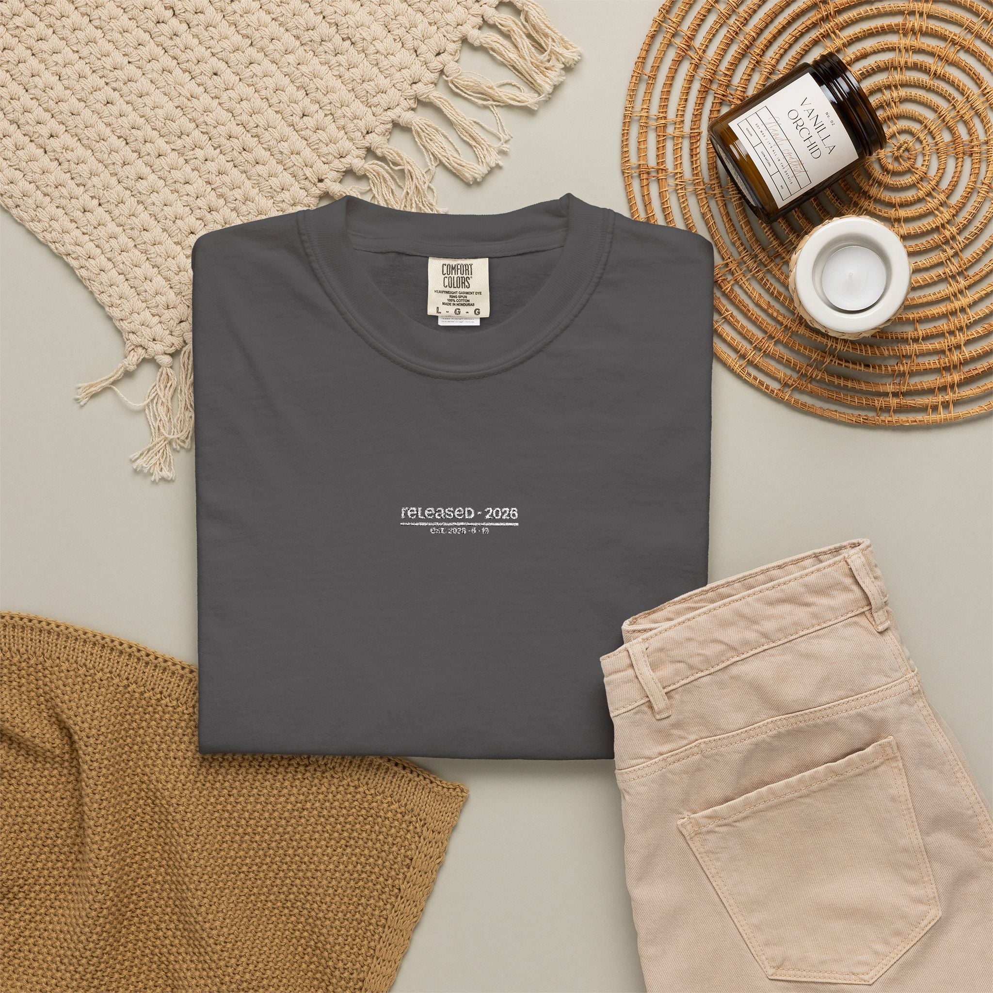 central tee - grey