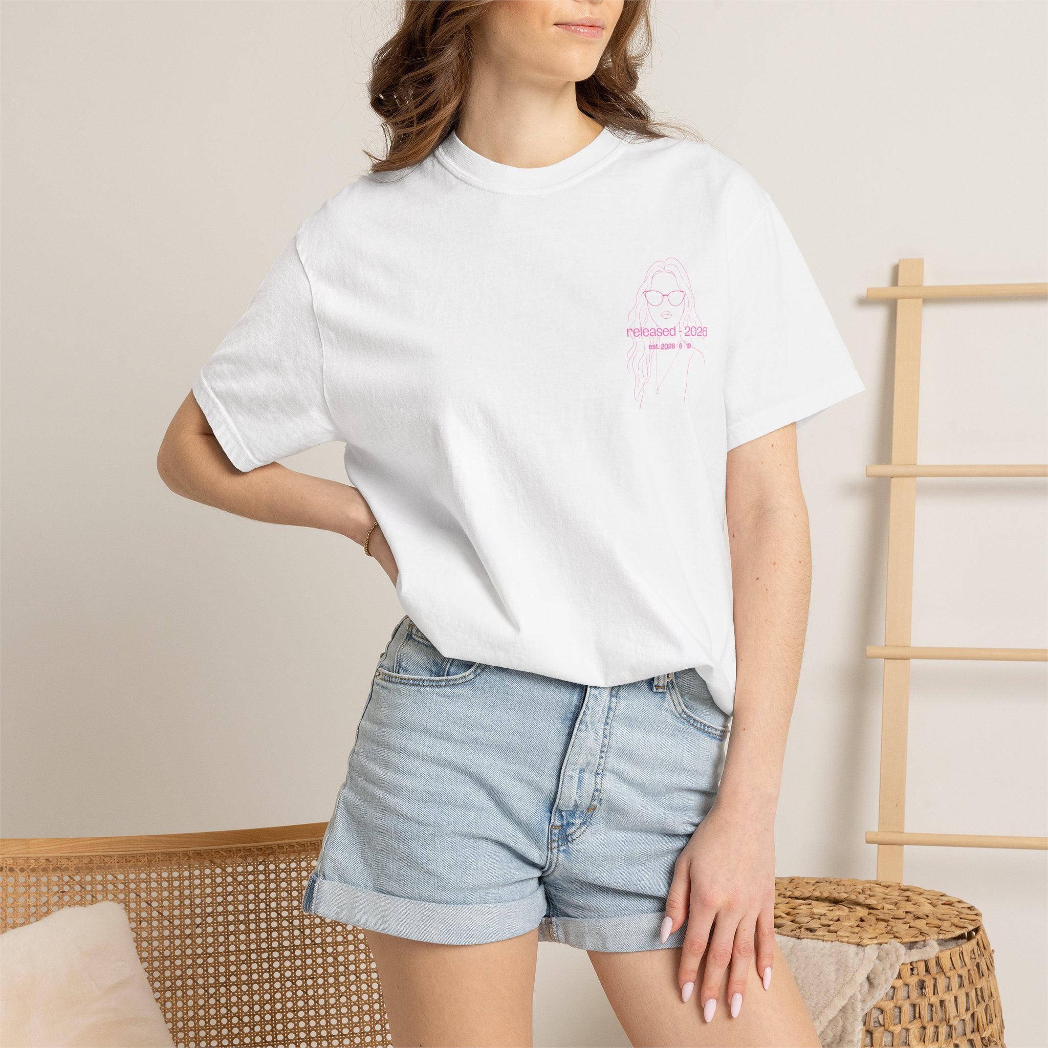 the floral one - white