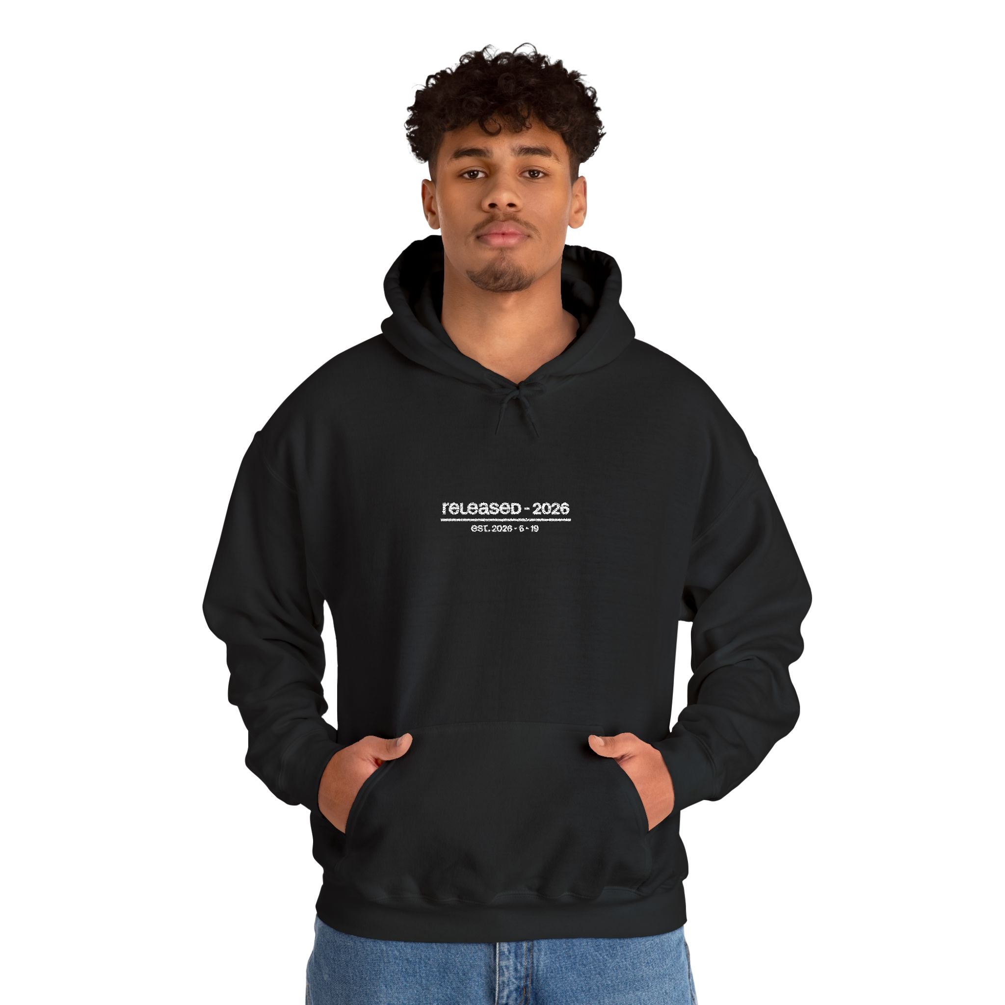 central hoodie - black