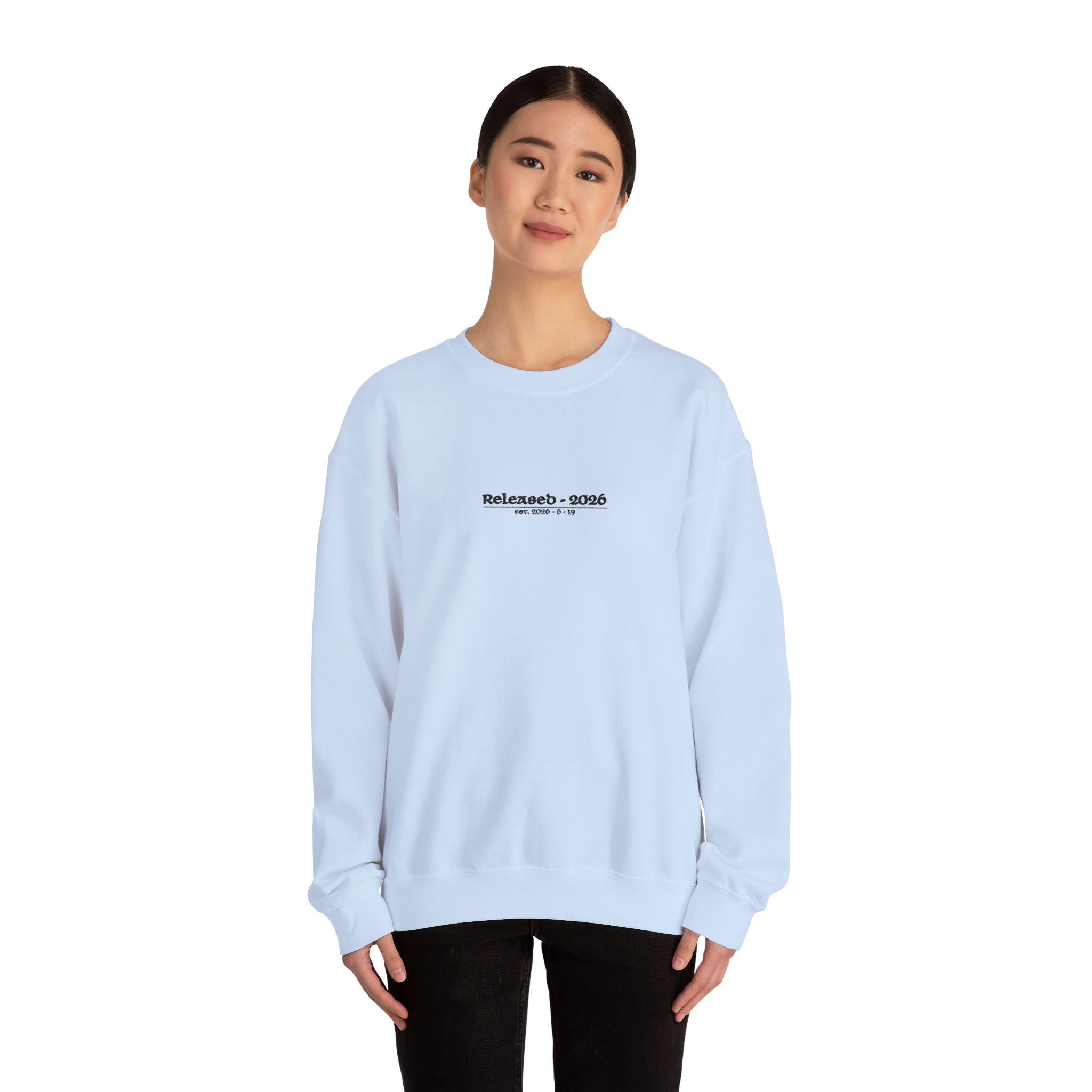 sweatshirt - light blue