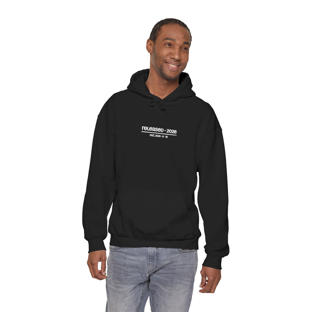 central hoodie - black